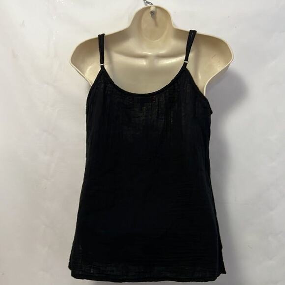 XIRENA 100% COTTON‎ BLACK BLOUSE SIZE S - Picture 2 of 6